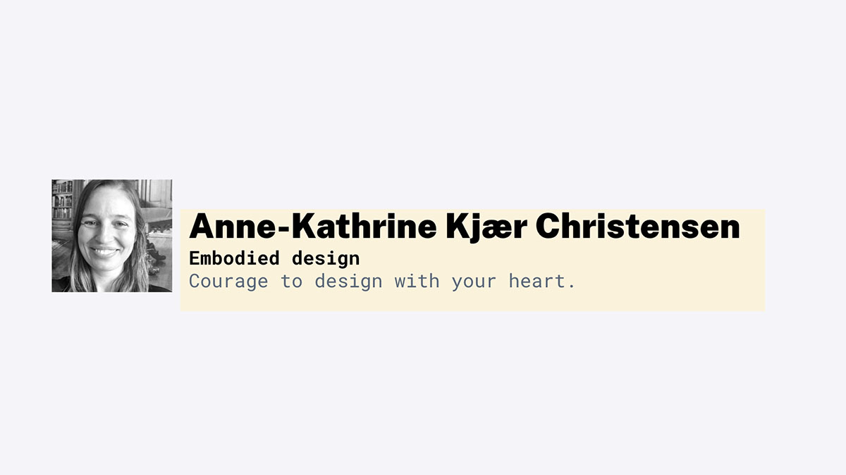Embodied design